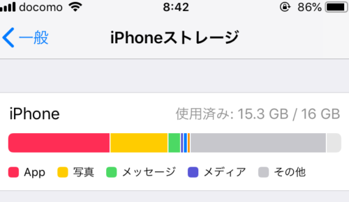 Iphoneストレージその他が半分に 減らす方法をappleに相談した結果 ｈａｎａの知恵袋